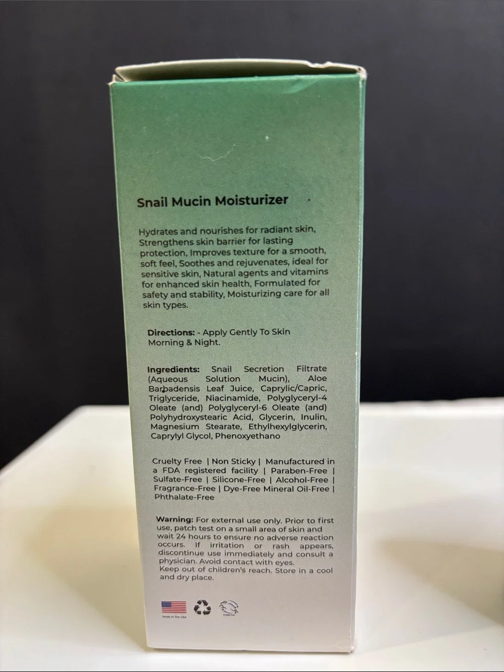 SnailCare Mucin Moisturizer 🐌